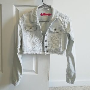 🧡Small Light denim crop jacket